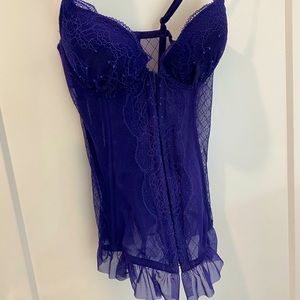 Corset-style Purple Lingerie